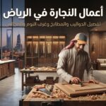 أعمال النجارة في الرياض: تفصيل الدواليب والمطابخ وغرف النوم والمجالس